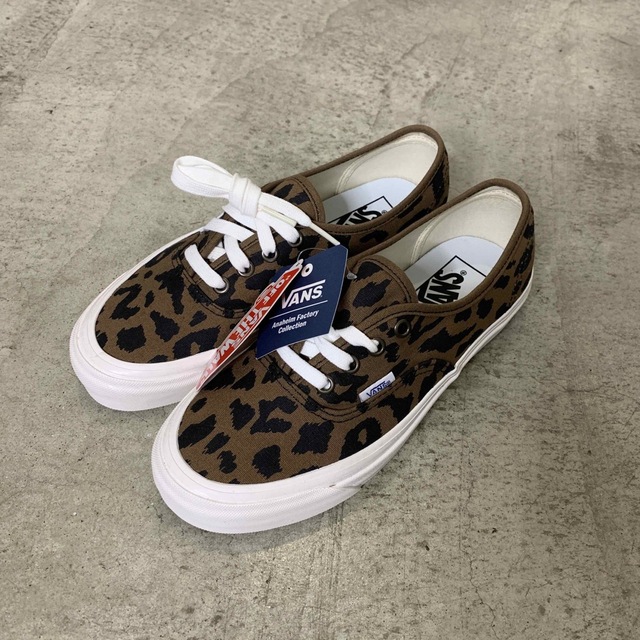 Vans Authentic Anaheim factory 豹柄 ヒョウ柄