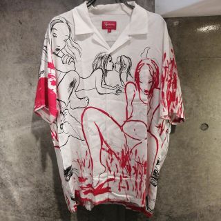 Supreme - 【Lサイズ Rita Ackermann】Supreme Rayon シャツの通販 by