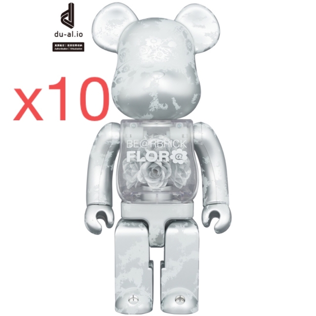 BE@RBRICK FLOR@ SILVERフィギュア