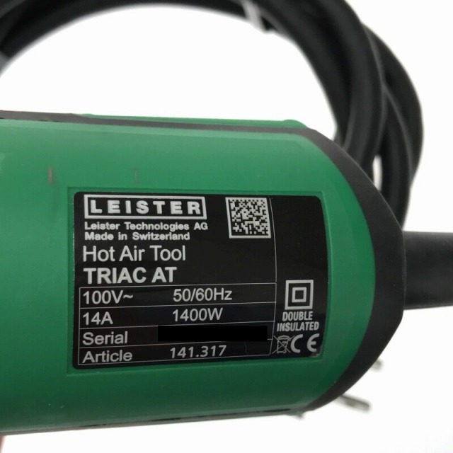 ☆品☆LEISTER ライスター TRIACAT 熱風溶接機 40～600度 トリアック AT型 Hot Air Tool ホット エア ツール 70777