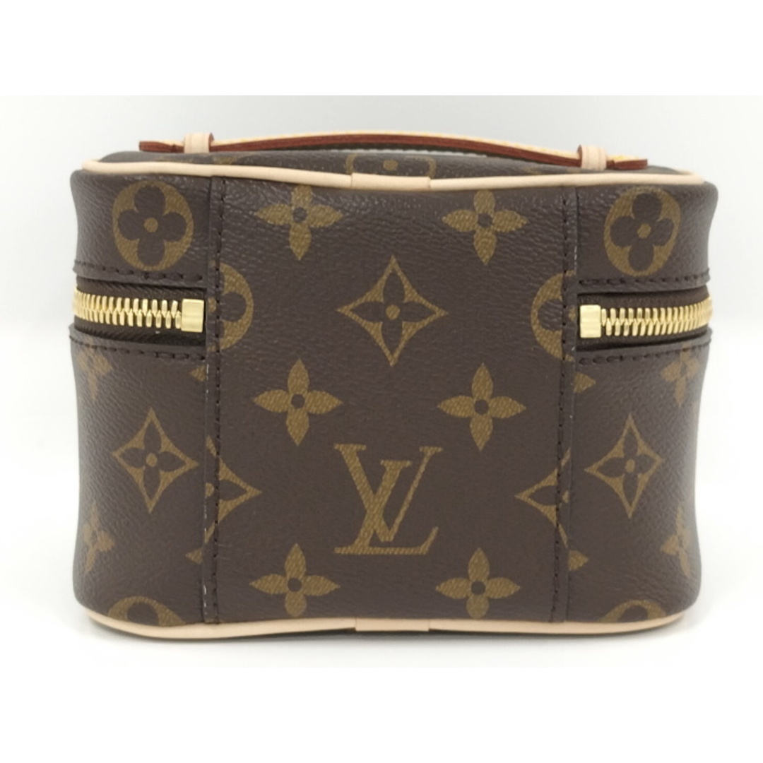 LOUIS VUITTON ニースナノ バニティバッグ モノグラム レザー