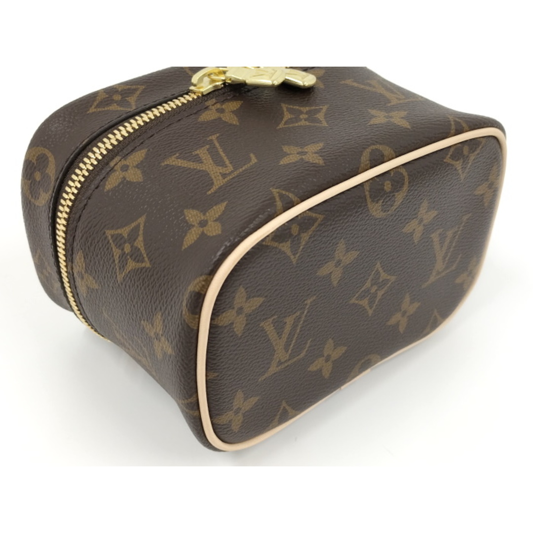 LOUIS VUITTON ニースナノ バニティバッグ モノグラム レザー