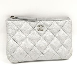 【美品☆】CHANEL ポーチ / マトラッセ2.55 シルバー