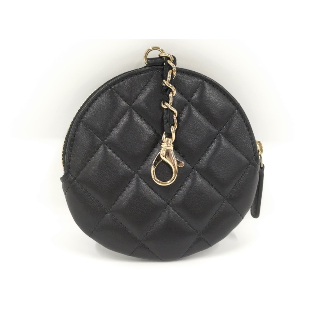 CHANEL - CHANEL ジップコインパース 小銭入れ ラムスキン CHANEL - CHANEL ジップコインパース 小銭入れ ラムスキン