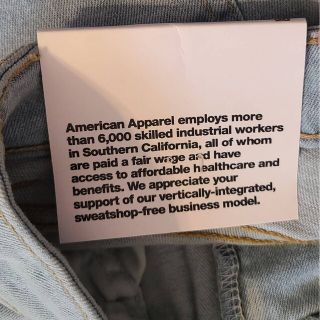 Women's レディース未使用American Apparel jeans