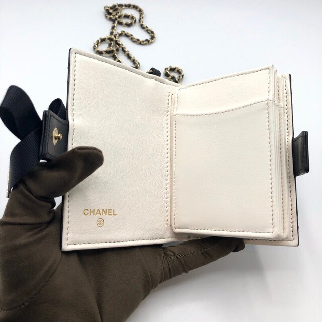 シャネル CHANEL ブックカードケース カードケース レディース