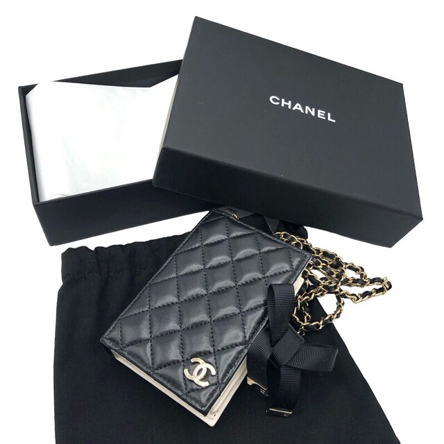 シャネル CHANEL ブックカードケース カードケース レディース