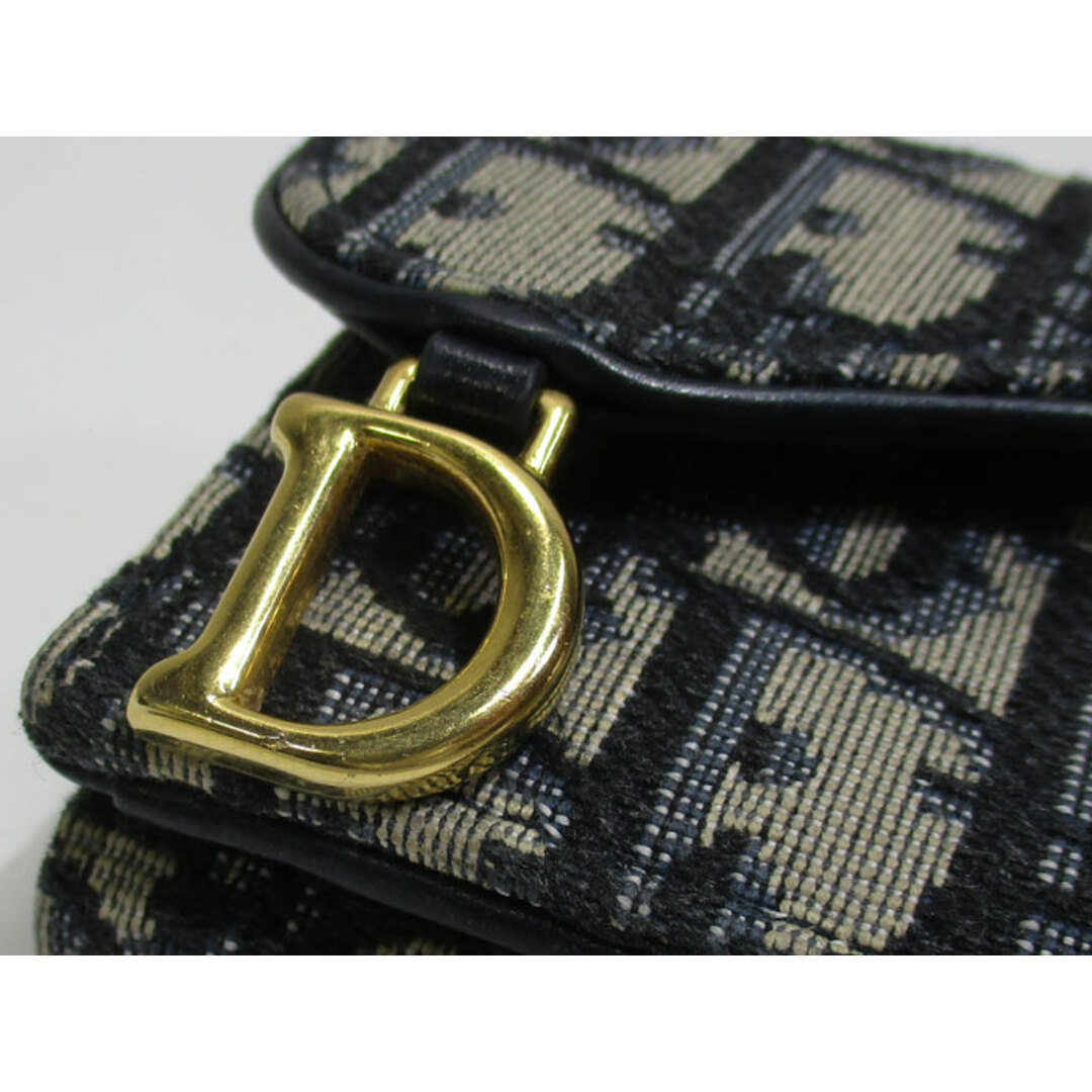 Christian Dior - Christian Dior サドル コンパクト ウォレット Christian Dior - Christian Dior サドル コンパクト ウォレット