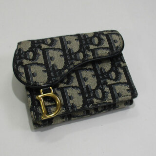 クリスチャンディオール(Christian Dior)のChristian Dior サドル コンパクト ウォレット 三つ折り 財布(財布)