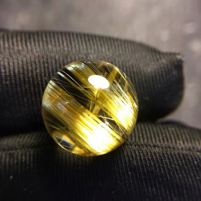 激安大特価!】 ⭐︎【天然】タイチンクオーツ 丸玉 14.5mm 各種パーツ