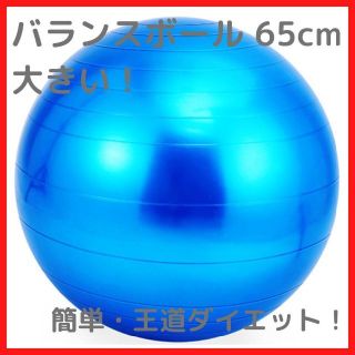 バランスボール 大きい 65cm ストレッチボール 腰痛 ヨガ 運動不足解消 3(ヨガ)