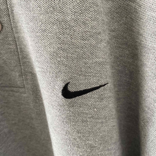 NIKE - 00'sNIKEナイキポロシャツ半袖tシャツグレー灰メンズmの通販 by