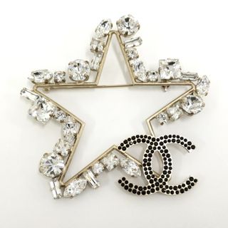 CHANEL 刻印 ココマーク ブローチ ラインストーン パール シャネル 星