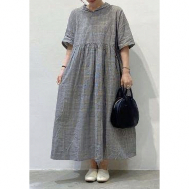 Randy Back open houndstooth ensemble ワンピース Randy Back open houndstooth ensemble ワンピース