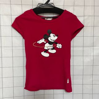 ディズニー(Disney)のアースミュージックアンドエコロジー　ミッキーマウスTシャツ(Tシャツ(半袖/袖なし))