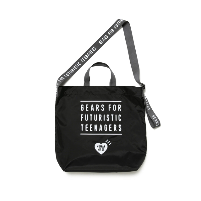 HUMAN MADE(ヒューマンメイド)の★新品送料込★HUMAN MADE NYLON HEART 2-WAY TOTE メンズのバッグ(トートバッグ)の商品写真