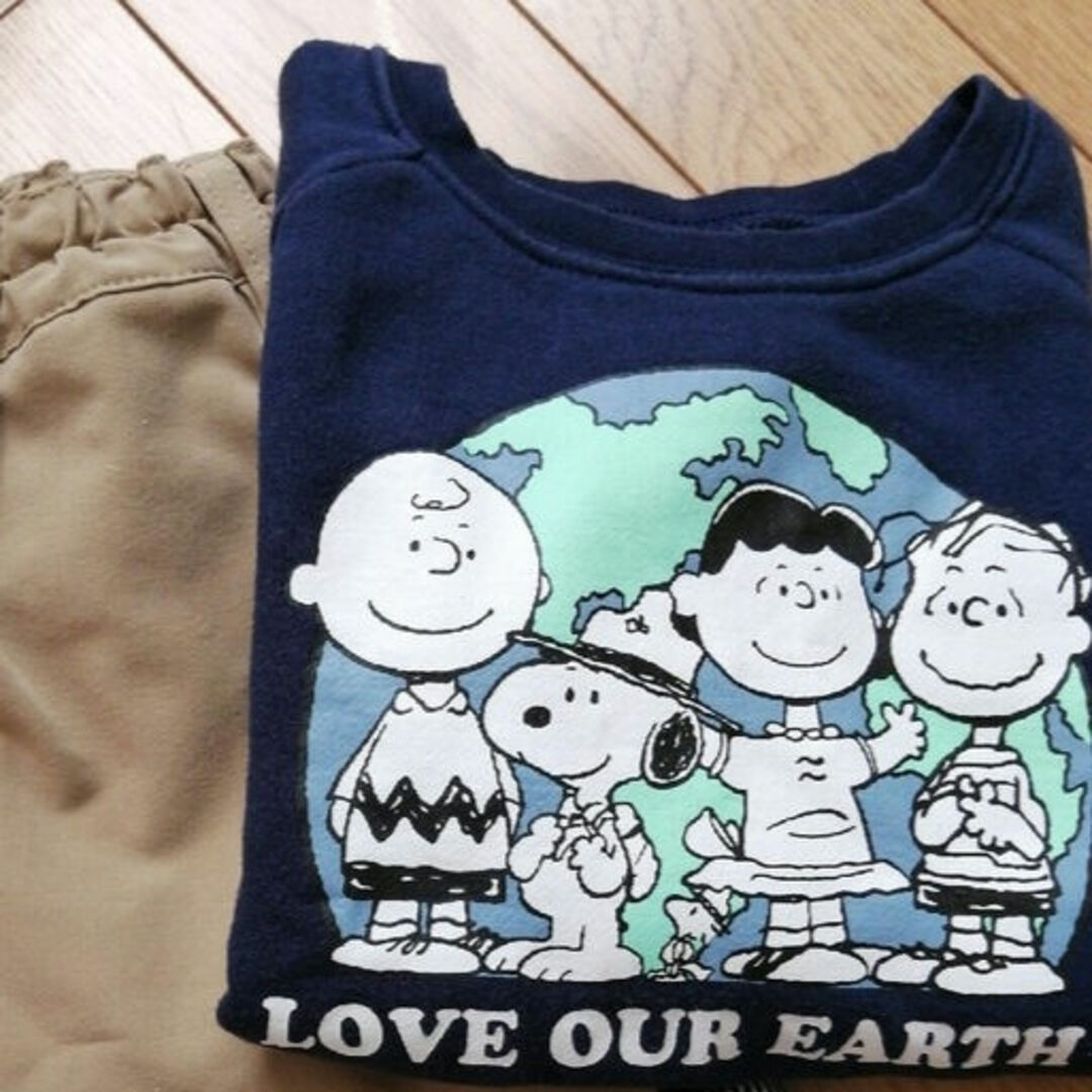 babyGAP(ベビーギャップ)のSNOOPY♡トレーナーコーデ キッズ/ベビー/マタニティのキッズ服男の子用(90cm~)(その他)の商品写真