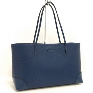 グッチ(Gucci)のGUCCI ディアマンテラックス トートバッグ レザー ブルー 353397(トートバッグ)