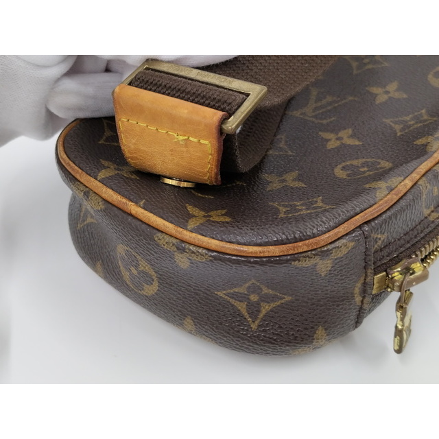 LOUIS VUITTON ポシェット ガンジュ ボディバッグ ショルダーバッグーー素材ライン