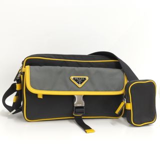 PRADA プラダ ナイロン ショルダーバッグ イエロー レディース