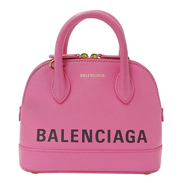 バレンシアガ BALENCIAGA バッグ レディース ブランド ハンドバッグ ショルダーバッグ 2way 本革 ヴィル トップ ハンドル XXS ピンク 550646  コンパクト 小さめ 可愛い カジュアル おでかけ おしゃれ