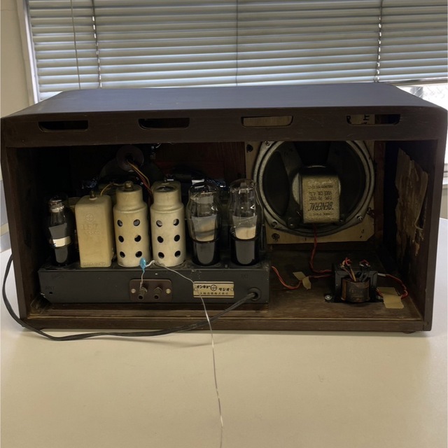 ONKYO - 【中古】ONKYO オンキョー 真空管ラジオ 当時物 ONKYO - 【中古】ONKYO オンキョー 真空管ラジオ 当時物