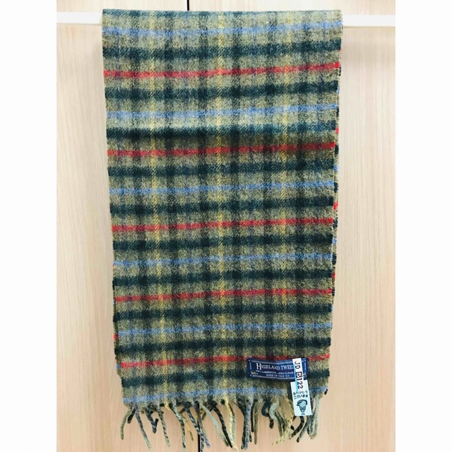 HIGHLAND TWEEDS (ハイランドツイード) ウール素材マフラー メンズのファッション小物(マフラー)の商品写真