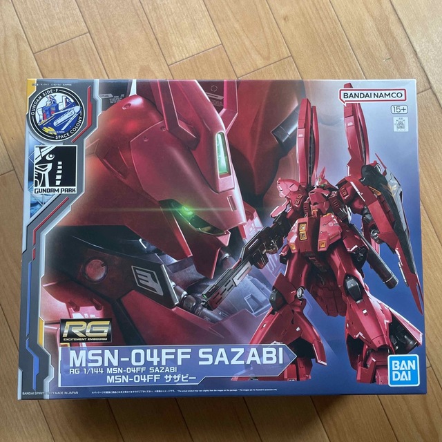 BANDAI(バンダイ)のRG 1/144 MSN-04FF SAZABI エンタメ/ホビーのおもちゃ/ぬいぐるみ(模型/プラモデル)の商品写真