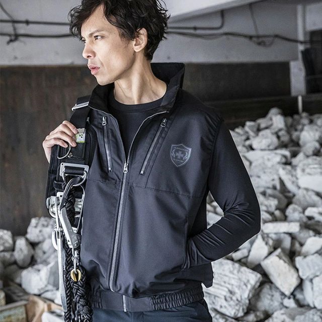 ベスト アルミニスト 色1 限定 空調服 クロダルマ【DR0008+KS100】-