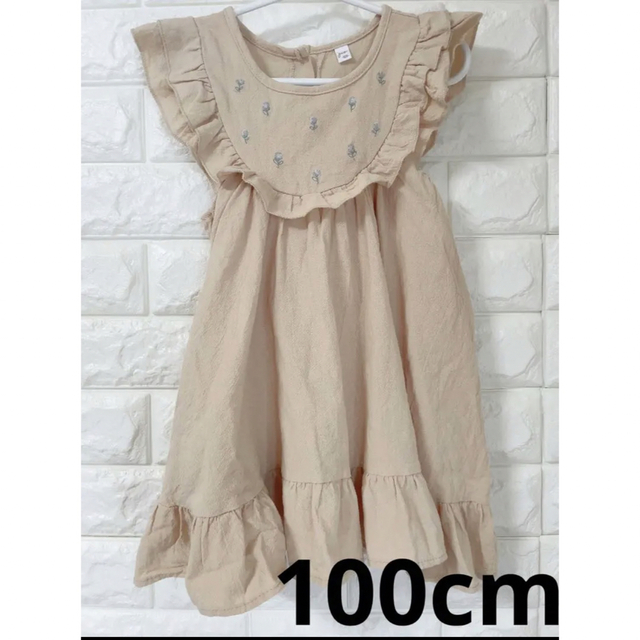 しまむら(シマムラ)のしまむら　juo    ワンピース　100cm試着のみ キッズ/ベビー/マタニティのキッズ服女の子用(90cm~)(ワンピース)の商品写真