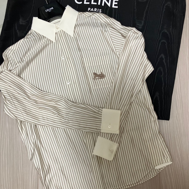 【新品・タグ付き】希少 CELINE マスキュリンシャツ