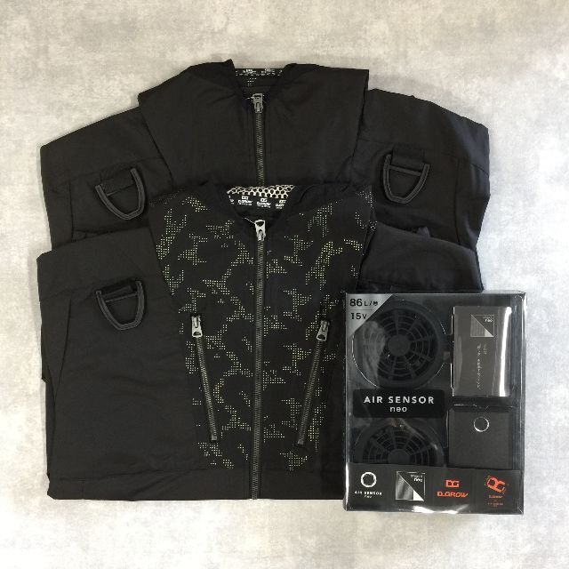 半袖 アルミニスト 色1 限定 空調服 クロダルマ【DR0006+KS100】