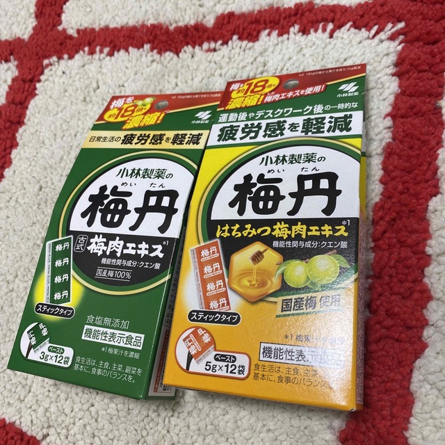 小林製薬(コバヤシセイヤク)の💊小林製薬　梅丹スティックタイプ💊 食品/飲料/酒の健康食品(その他)の商品写真