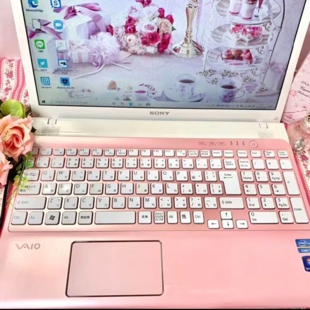 SONY(ソニー)の大人気♡お姫様ピンク♡SSD512GB♡Corei7♡メモリ8GB♡VAIO スマホ/家電/カメラのPC/タブレット(ノートPC)の商品写真