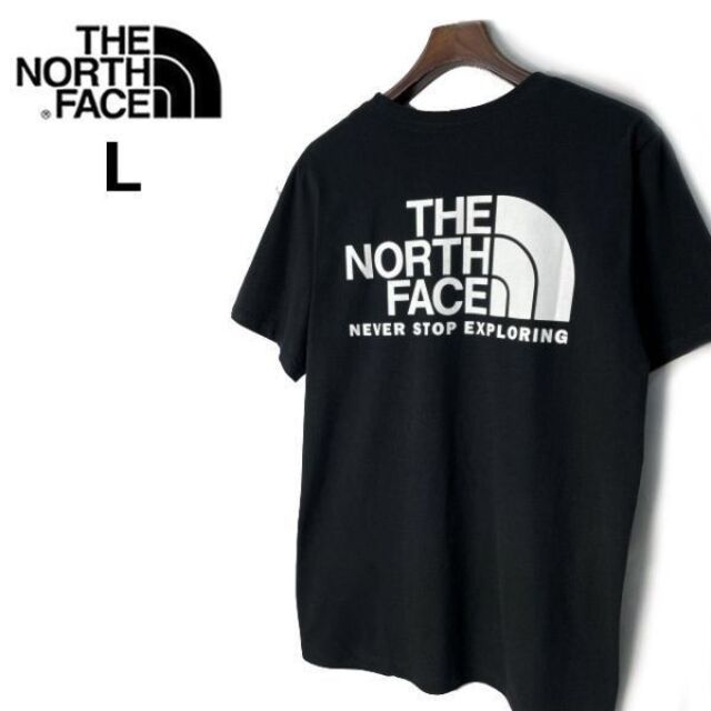 THE NORTH FACE(ザノースフェイス)のノースフェイス W THROWBACK Tシャツ US(L)黒 180902 レディースのトップス(Tシャツ(半袖/袖なし))の商品写真