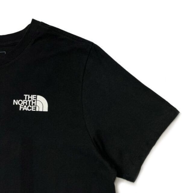 THE NORTH FACE(ザノースフェイス)のノースフェイス W THROWBACK Tシャツ US(L)黒 180902 レディースのトップス(Tシャツ(半袖/袖なし))の商品写真