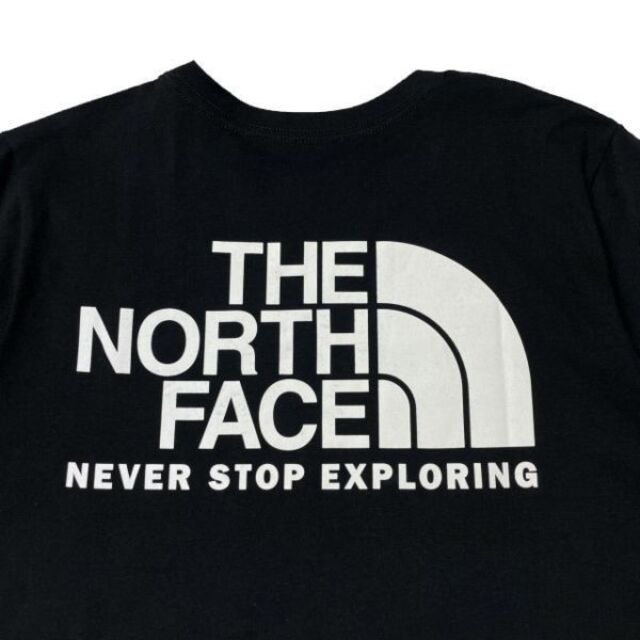 THE NORTH FACE(ザノースフェイス)のノースフェイス W THROWBACK Tシャツ US(L)黒 180902 レディースのトップス(Tシャツ(半袖/袖なし))の商品写真