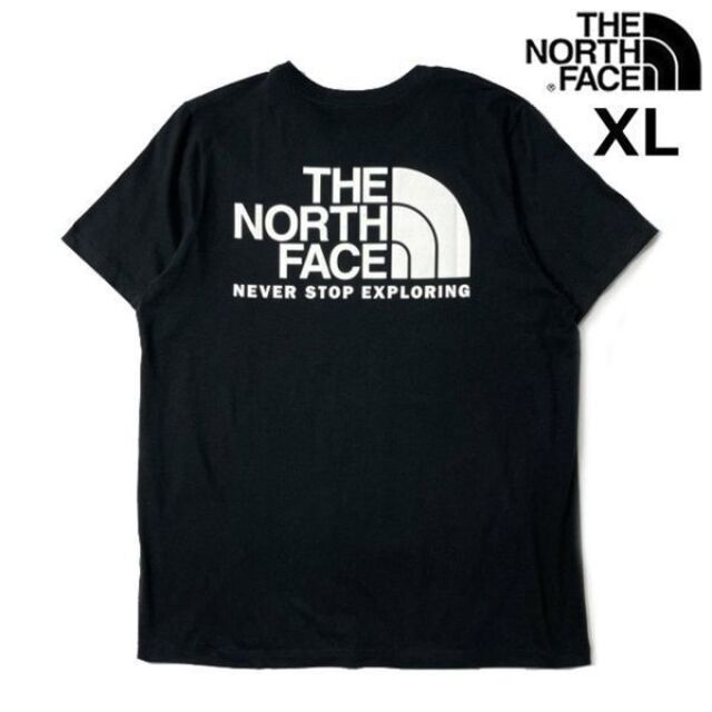 THE NORTH FACE(ザノースフェイス)のノースフェイス W THROWBACK Tシャツ US(XL)黒 180902 レディースのトップス(Tシャツ(半袖/袖なし))の商品写真