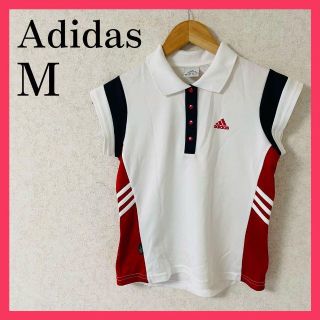 アディダス(adidas)の【アディダス】半袖Tシャツ ゴルフウェア M 女性用 ワンポイント スポーツ(Tシャツ(半袖/袖なし))