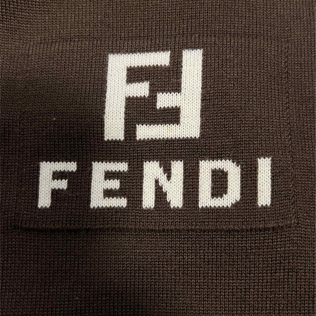 オールド FENDI フェンディ ズッカ柄 ウール ニット セーター