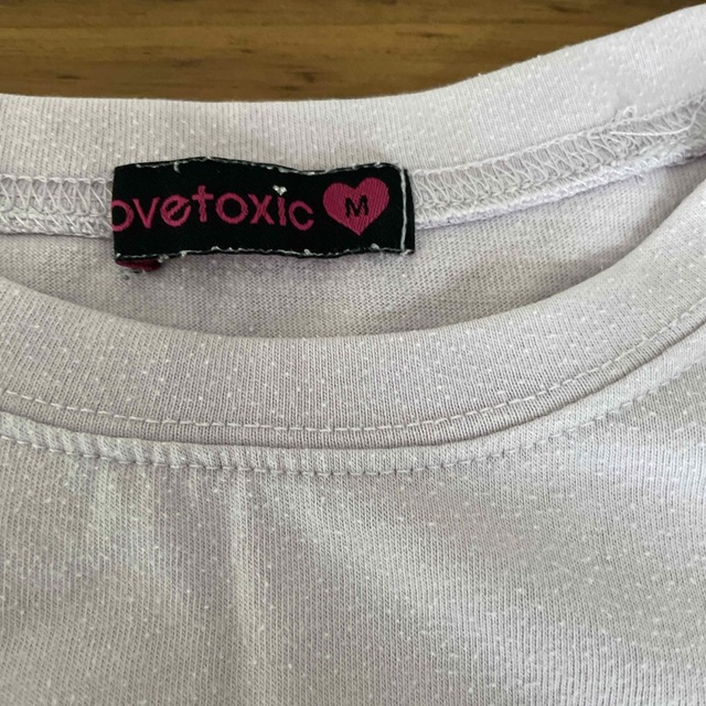 lovetoxic(ラブトキシック)のラブト薄ピンク Tシャツ 150cm 使用感あり キッズ/ベビー/マタニティのキッズ服女の子用(90cm~)(Tシャツ/カットソー)の商品写真