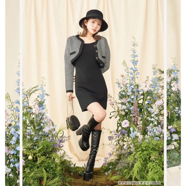 完売】Darich アンサンブルストライプミニワンピース - ミニワンピース