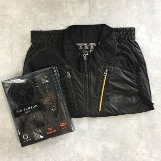 ベスト アルミニスト 色1 限定 空調服 クロダルマ【DR0010+KS100】の