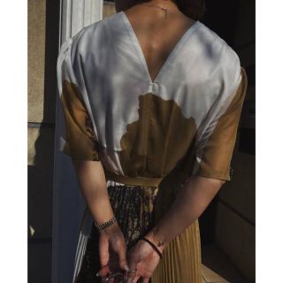 アメリヴィンテージ(Ameri VINTAGE)のFUDE ART PLEATS DRESS(ロングワンピース/マキシワンピース)