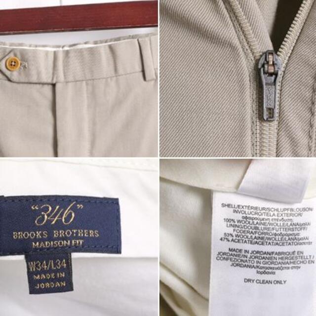 ブルックスブラザーズ　BROOKS BROTHERS ノータックストレートパンツ