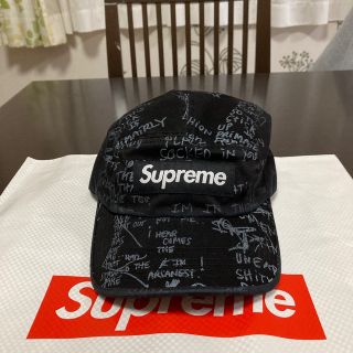 Supreme - Supreme Gonz Poems Camp Cap ブラック 新品 正規品の通販