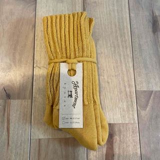 【 2色セット】 the Apartment Kontex Socks 緑・黄色(ソックス)