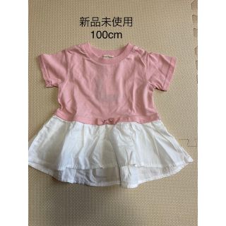 シマムラ(しまむら)の新品未使用品 しまむら カットソー 100cm(Tシャツ/カットソー)