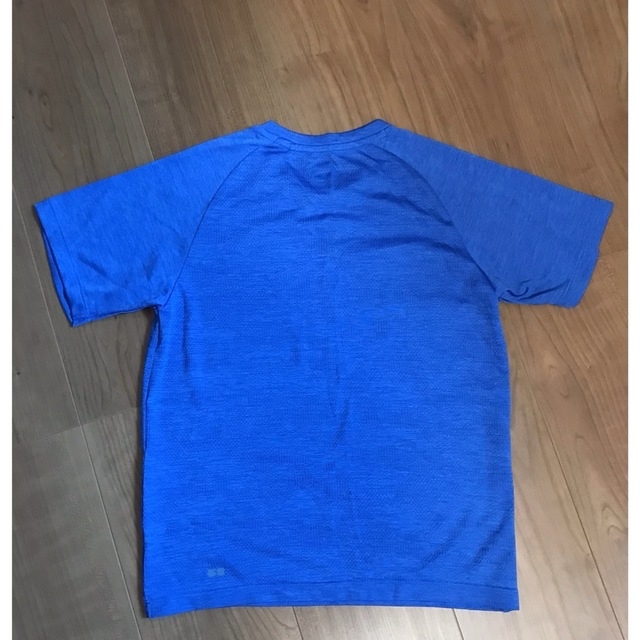 極美品　ユニクロ ドライ　メッシュ　130 ブルー　青　Tシャツ