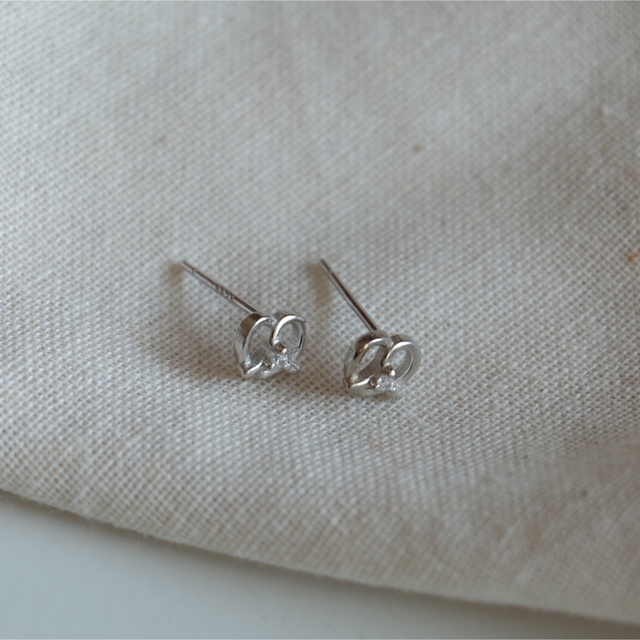 Plage(プラージュ)のNo.P2326⌇heart pierce ❪sv❫ ⌇silver925 レディースのアクセサリー(ピアス)の商品写真